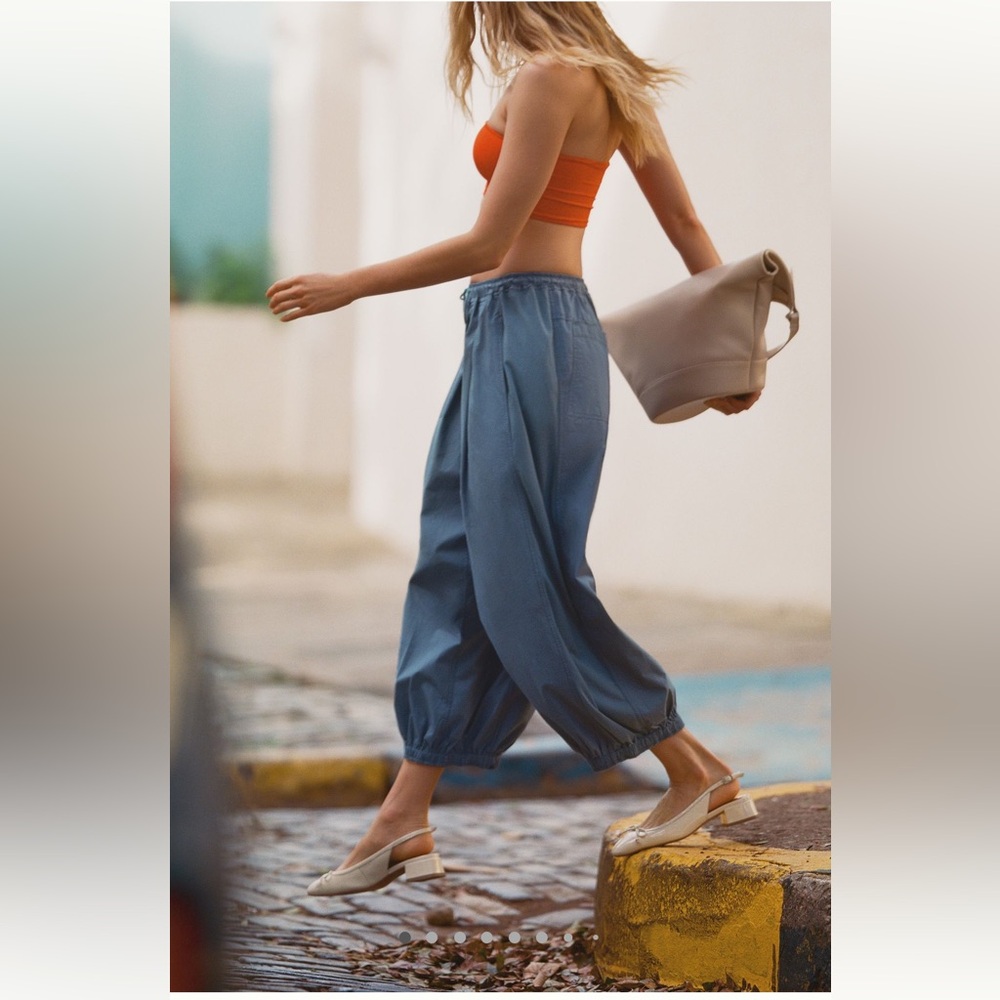 The mossa parachute pants by anthropologie
